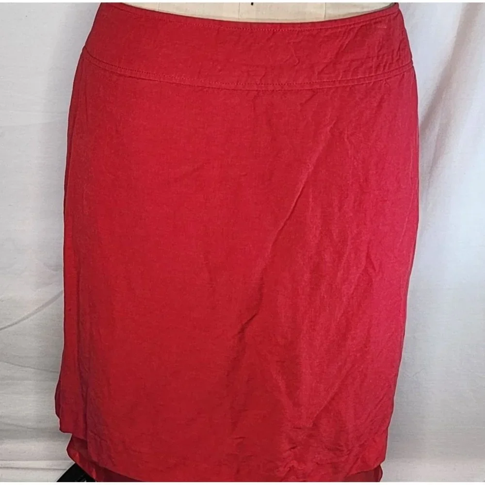 Linen skirt size 8 Signature by  Larry Levine‎
